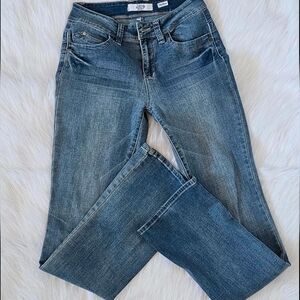 Wanna Better Butt Women's Boot-Cut Jeans in Faded Blue